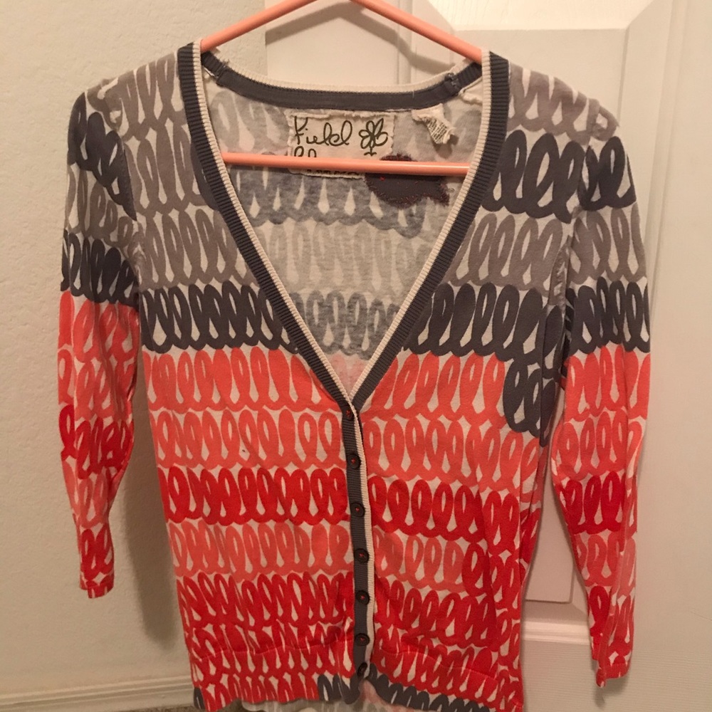 Anthropologie Cardigan Sweater.